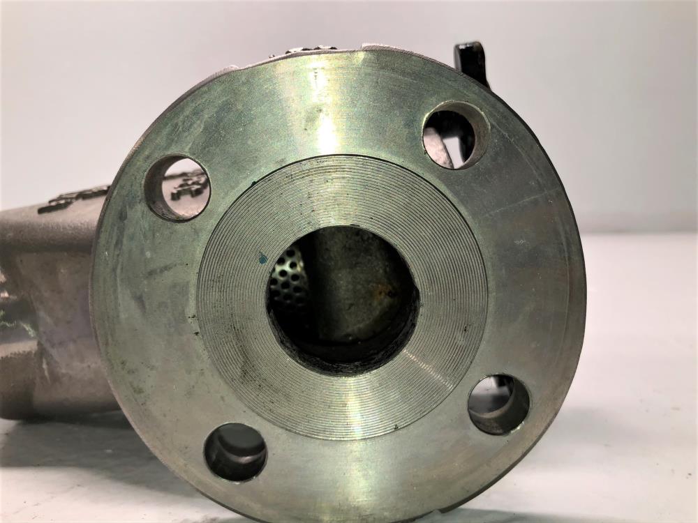 Mueller 11/2" 150 CF8M Simplex Basket Strainer, 1.5125F12501